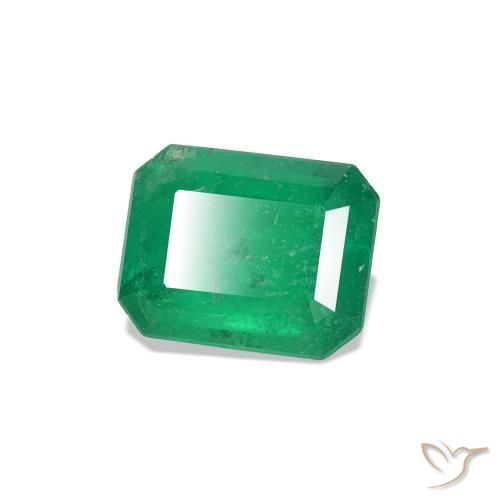Émeraude Vert moyen naturelle Octogone / coupe Émeraude, 0.51 ct, VS-SI