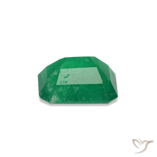 Émeraude Vert moyen naturelle Octogone / coupe Émeraude, 0.51 ct, VS-SI