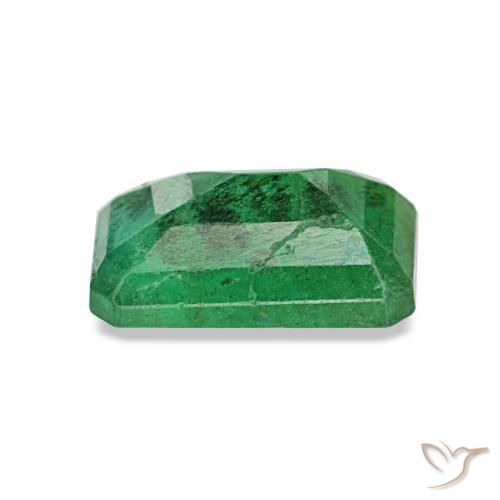 Émeraude Vert moyen naturelle Taille émeraude, 1.06 ct, SI