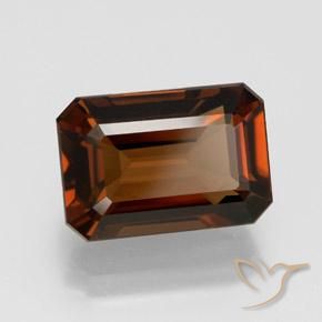Enstatite Brun pécan naturelle Octogone / coupe Émeraude, 7.56 ct, VVS