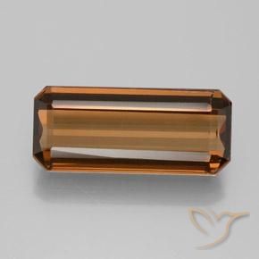 7.10ct Naturel Brun pécan Enstatite, Taille émeraude, VS