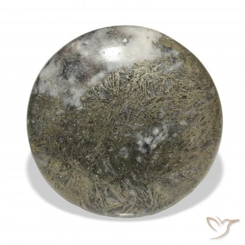 Feather Pyrite Multicolore naturelle Tour, 36.22 ct, Opaque
