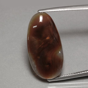 Agate de feu multicolore naturelle transparent, 10,63 ct, transparent / translucide
