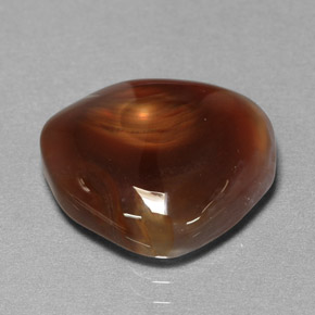 Agate de feu multicolore naturelle transparent, 8,20 ct, transparent / translucide