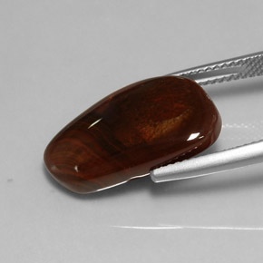 Agate de feu multicolore naturelle transparent, 8,12 ct, transparent / translucide