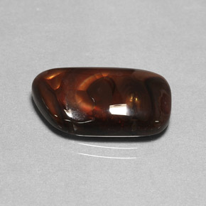 Agate de feu multicolore naturelle transparent, 7,01 ct, transparent / translucide