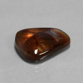 Agate de feu multicolore naturelle transparent, 7,20 ct, transparent / translucide