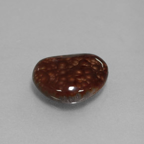 Agate de feu multicolore naturelle forme fantaisie, 2,22 ct, opaque