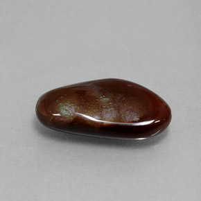 Agate de feu multicolore naturelle forme fantaisie, 2,44 ct, opaque