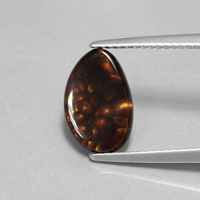 Agate de feu multicolore naturelle forme fantaisie, 1,76 ct, opaque