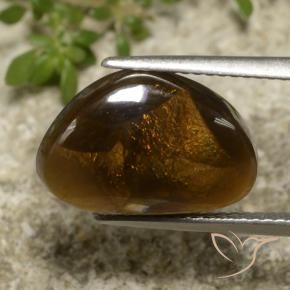 Agate de feu Multicolore naturelle Fantaisie, 5.82 ct, Translucide