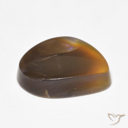 Agate de feu Multicolore naturelle Fantaisie, 7.62 ct, Translucide