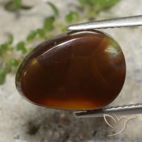 Agate de feu Multicolore naturelle Fantaisie, 5.29 ct, Translucide