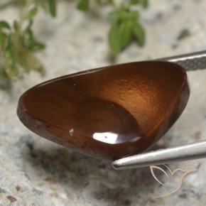 Agate de feu Multicolore naturelle Trillion, 5.76 ct, Translucide