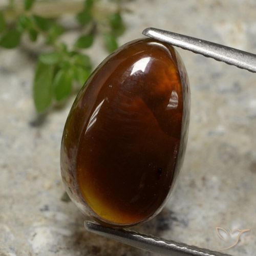4.95ct Naturel Multicolore Agate de feu, Fantaisie, Translucide