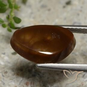 Agate de feu Multicolore naturelle Trillion, 3.68 ct, Translucide