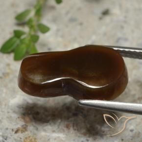 Agate de feu Multicolore naturelle Fantaisie, 5.64 ct, Translucide