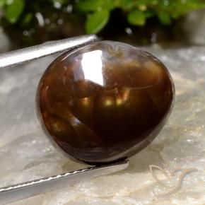 Agate de feu Multicolore naturelle Fantaisie, 6.05 ct, Translucide