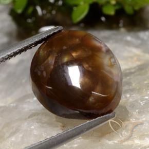 Agate de feu Multicolore naturelle Fantaisie, 6.05 ct, Translucide