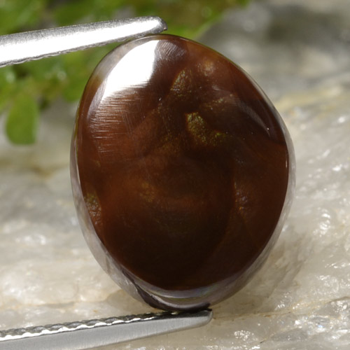 Agate de feu Multicolore naturelle Forme fantaisie, 4.28 ct, Translucide