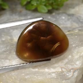 Agate de feu Multicolore naturelle Fantaisie, 4.54 ct, Translucide