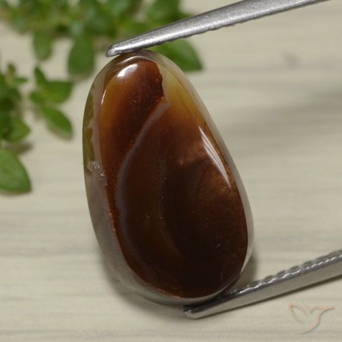 5.25ct Naturel Multicolore Agate de feu, Fantaisie, Translucide