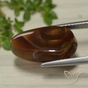 Agate de feu Multicolore naturelle Fantaisie, 5.25 ct, Translucide