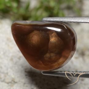 Agate de feu Multicolore naturelle Fantaisie, 5.86 ct, Translucide