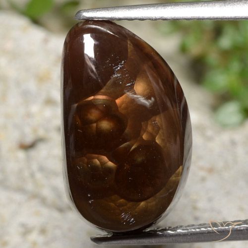 6.30ct Naturel Multicolore Agate de feu, Fantaisie, Opaque