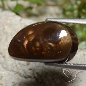 Agate de feu Multicolore naturelle Fantaisie, 6.30 ct, Opaque
