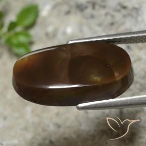 Agate de feu Multicolore naturelle Fantaisie, 5.99 ct, Translucide