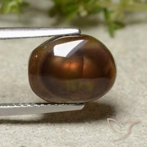Agate de feu Multicolore naturelle Fantaisie, 4.03 ct, Translucide