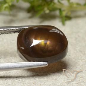 Agate de feu Multicolore naturelle Fantaisie, 4.03 ct, Translucide