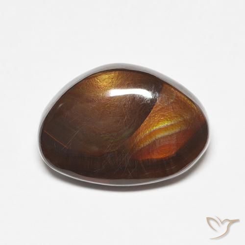 7.08ct Naturel Multicolore Agate de feu, Fantaisie, Translucide
