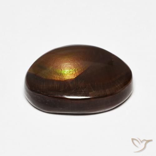 Agate de feu Multicolore naturelle Fantaisie, 7.08 ct, Translucide