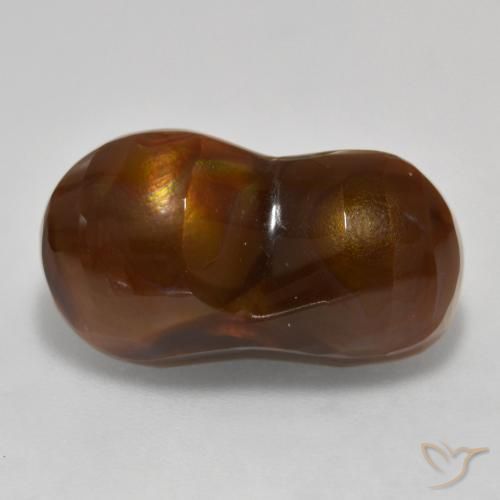 Agate de feu Multicolore naturelle Fantaisie, 9.99 ct, Opaque