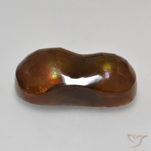 Agate de feu Multicolore naturelle Fantaisie, 9.99 ct, Opaque