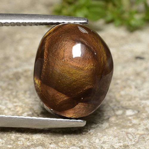 8.86ct Naturel Multicolore Agate de feu, ovale, Opaque