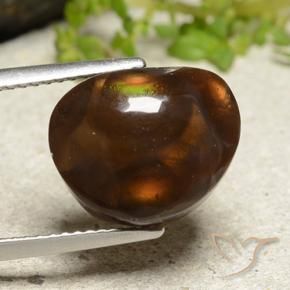 Agate de feu Multicolore naturelle Fantaisie, 8.24 ct, Opaque