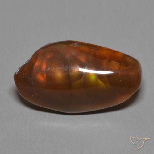 Agate de feu Multicolore naturelle Forme fantaisie, 7.72 ct, Opaque