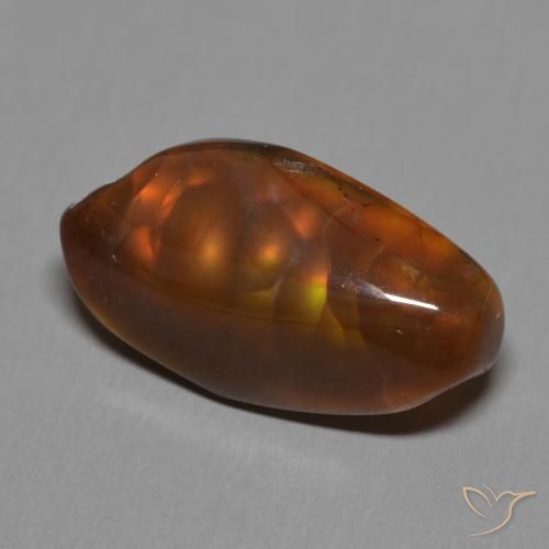 Agate de feu Multicolore naturelle Forme fantaisie, 7.72 ct, Opaque