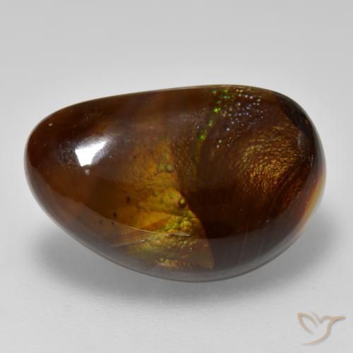 8.25ct Naturel Multicolore Agate de feu, Fantaisie, Opaque