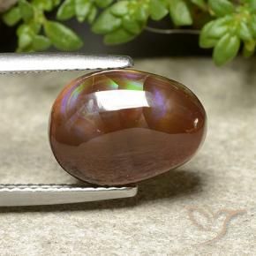 Agate de feu Multicolore naturelle Fantaisie, 4.50 ct, Opaque