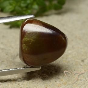 Agate de feu Multicolore naturelle Fantaisie, 4.94 ct, Opaque