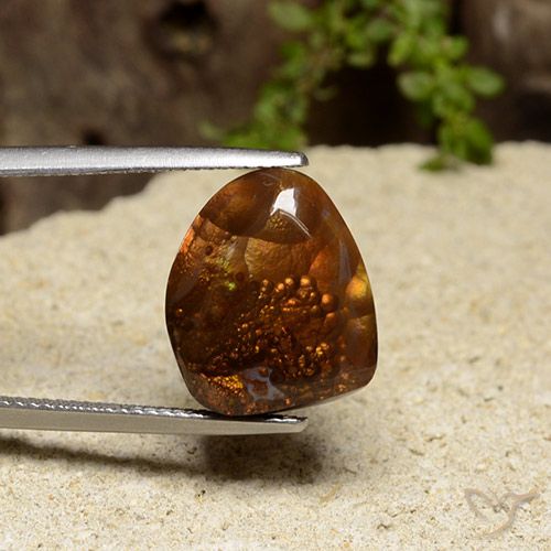 9.12ct Naturel Multicolore Agate de feu, Fantaisie, Opaque