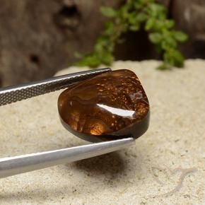 Agate de feu Multicolore naturelle Fantaisie, 9.12 ct, Opaque