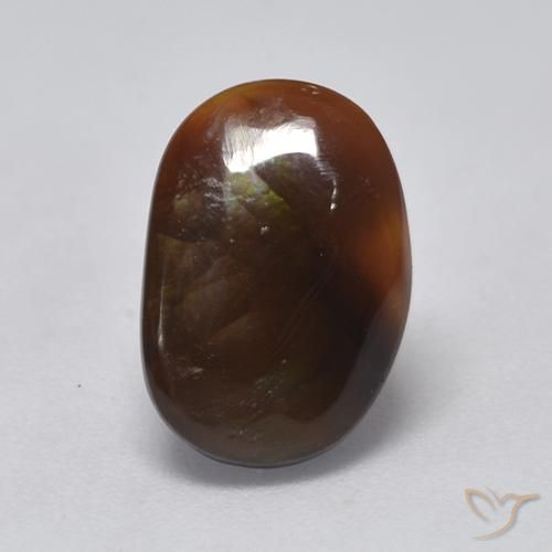 2.60ct Naturel Multicolore Agate de feu, Fantaisie, Translucide