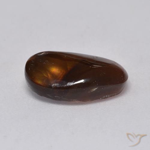 Agate de feu Multicolore naturelle Fantaisie, 2.60 ct, Translucide