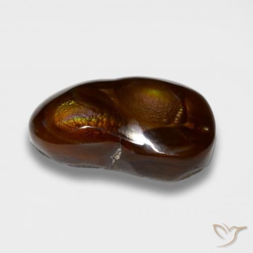 Agate de feu Multicolore naturelle Fantaisie, 10.11 ct, Opaque