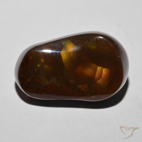 11.34ct Naturel Multicolore Agate de feu, Fantaisie, Opaque
